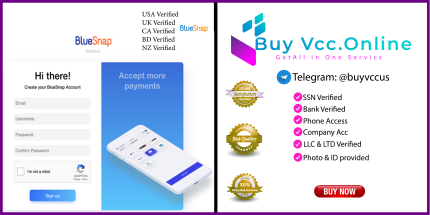 Buy Bluesnap Account