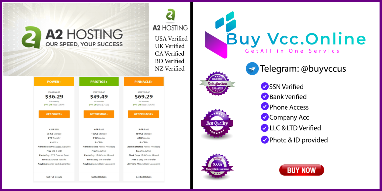 Buy A2Hosting Account