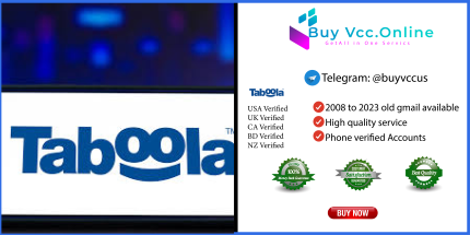 Buy Taboola Ads Accounts