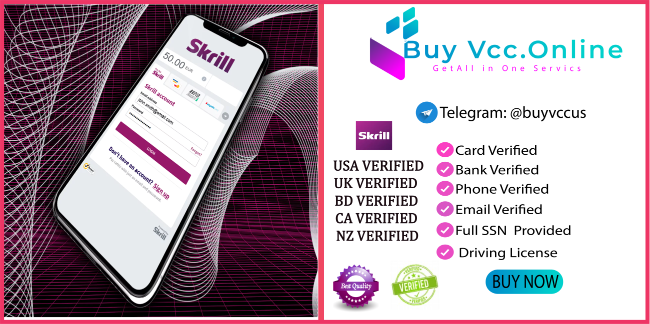 Buy Verified Skrill Account